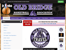 Tablet Screenshot of oldbridgebasketball.com